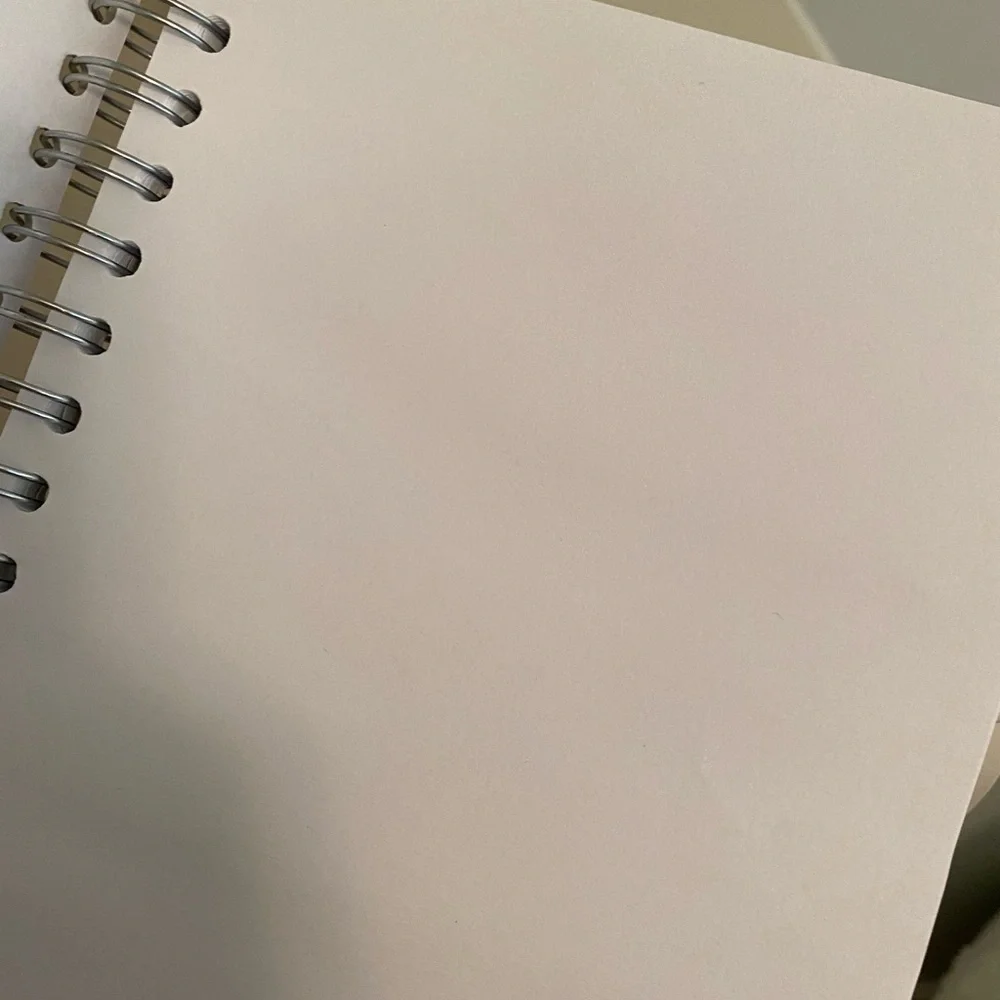 𝅺RED Unlined Notebook